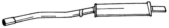 SIGAM 12450 Middle Silencer